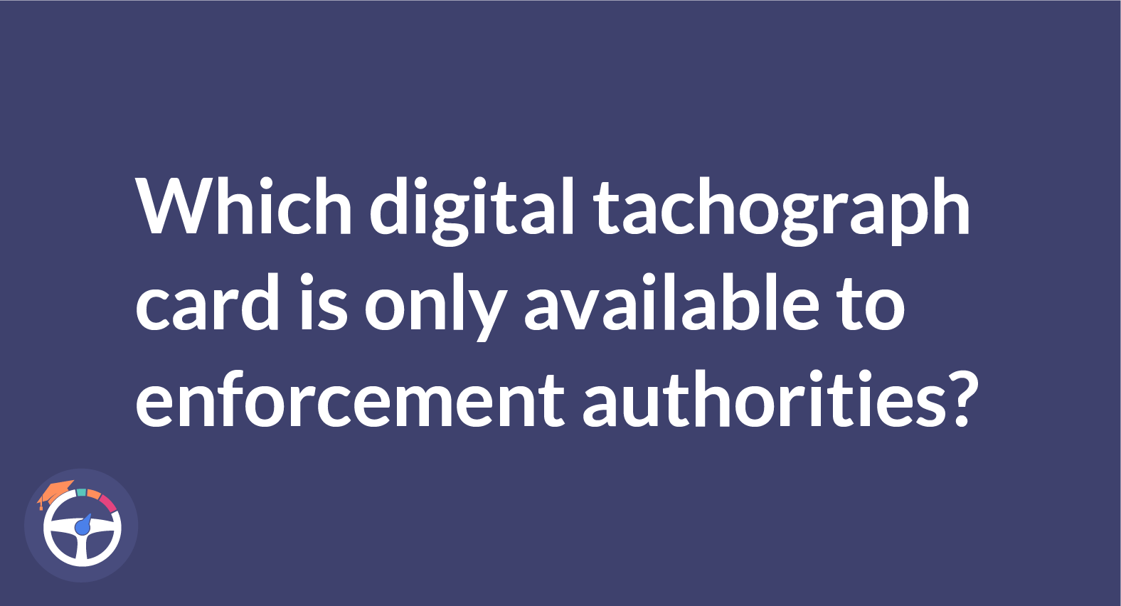 Digital Tachograph Calibration