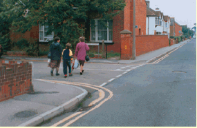 What should you do if you want to turn left at a junction where pedestrians have started to cross? - What should you do if you want to turn left at a junction where pedestrians have started to cross?