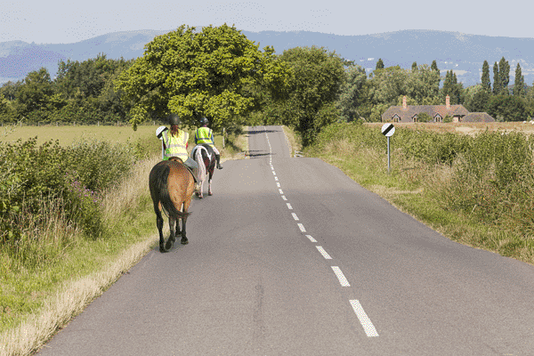 What should you do when you're approaching these horse riders? - What should you do when you're approaching these horse riders?